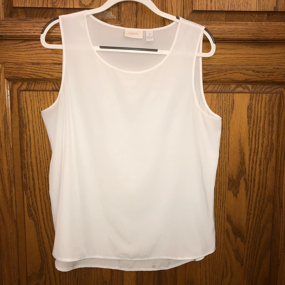 Basic White Chico’s Shell Tank Top!